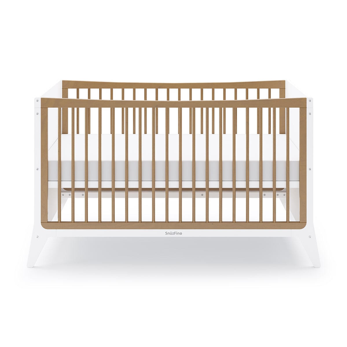 SnuzFino Cot Bed - White Natural