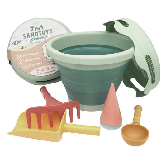 7IN1 Sand Toys Green