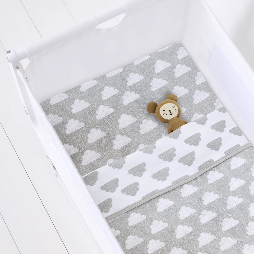 2 Pack Crib Fitted Sheets - Cloud Nine