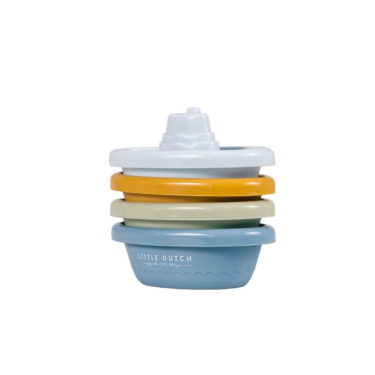 Stackable Bath Boats Blue