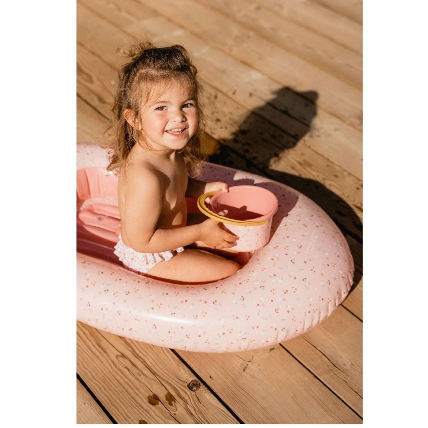 Inflatable Boat Little Pink Flowers 100 x 67 cm