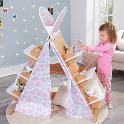 Book Nook Tent With Shelves