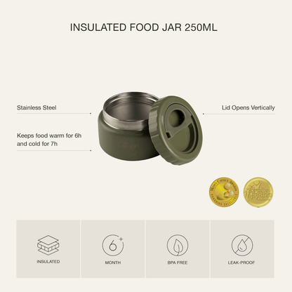 2023 Stainless Steel Food Jar 250ml