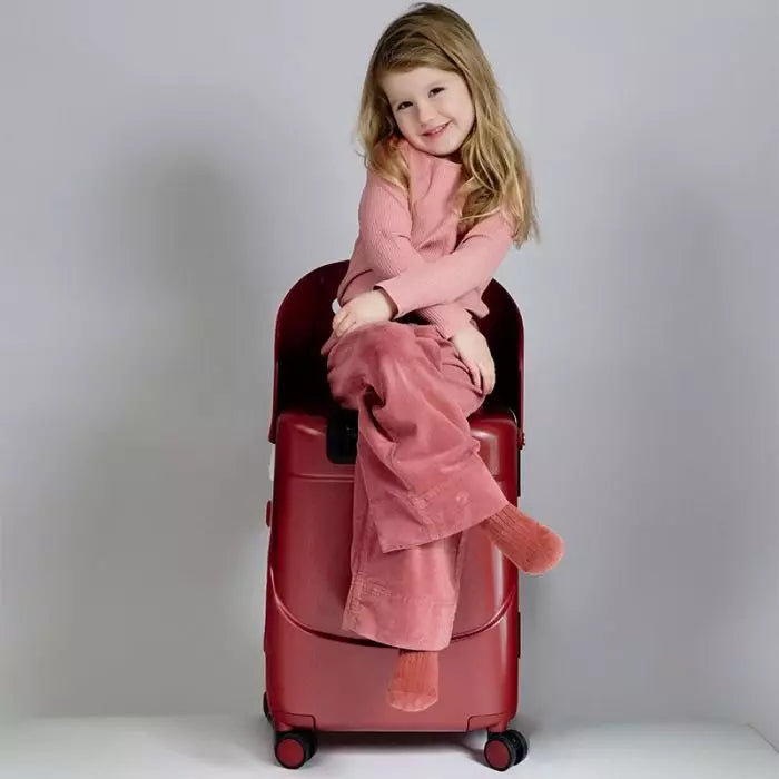 Carry-On Luggage Bag - Maroon Red, 18 inch
