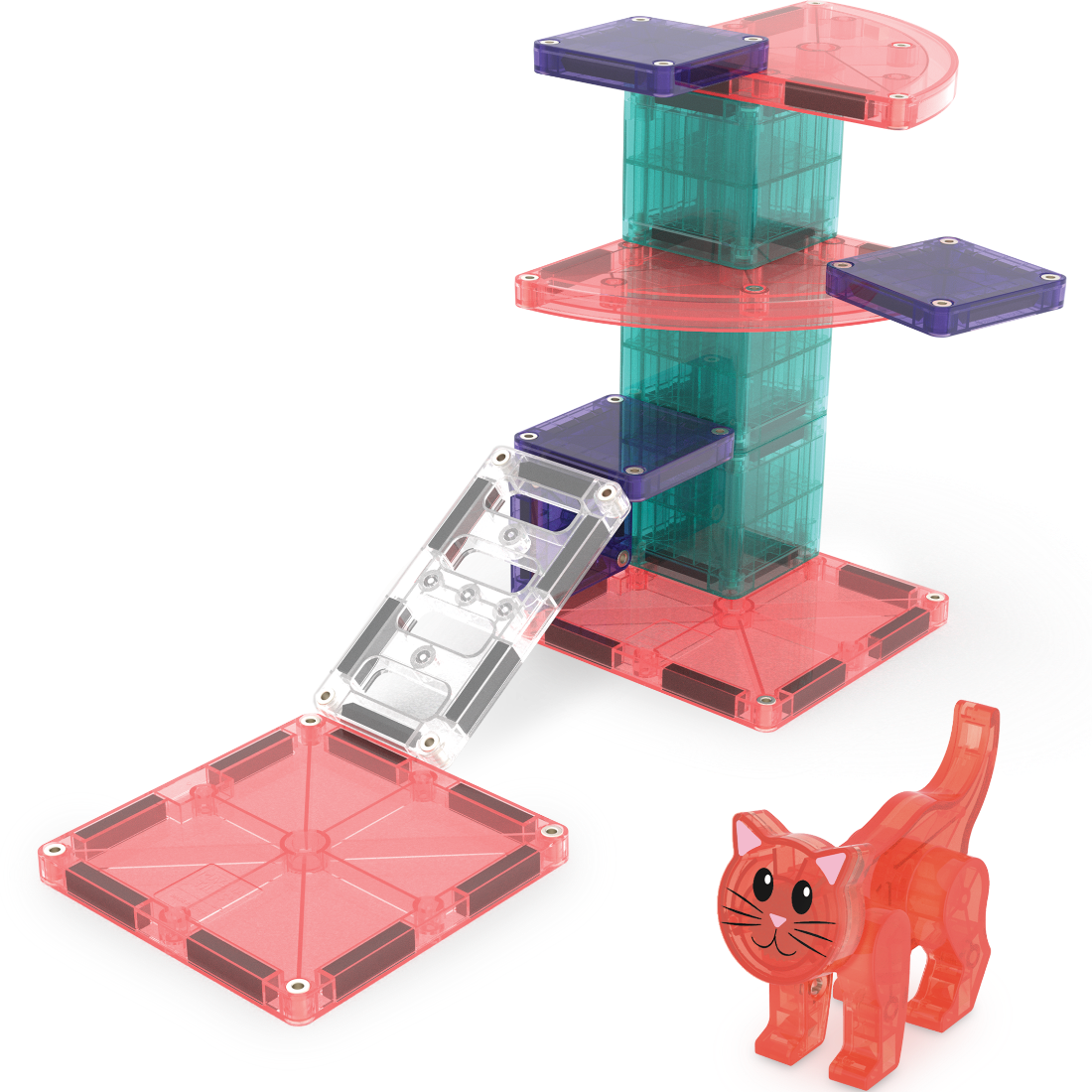 Cat Tree 13-Piece Magnetic Construction Set