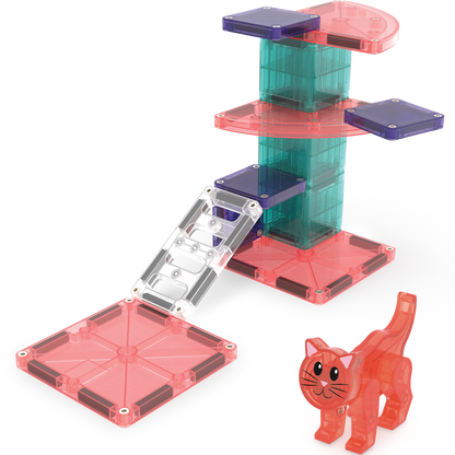 Cat Tree 13-Piece Magnetic Construction Set
