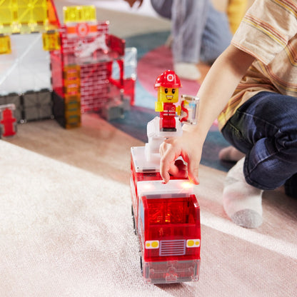 Fire Station 50-Piece Magnetic Construction Set