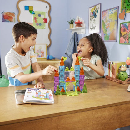 microMAGS Travel Set Deluxe 55-Piece Magnetic Construction Set