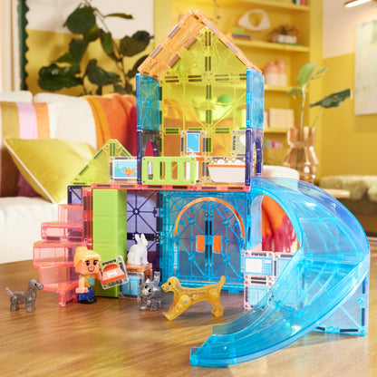 Pet Playhouse 50-Piece Magnetic Construction Set