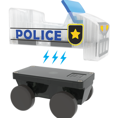 Police Patrol 20-Piece Magnetic Construction Set