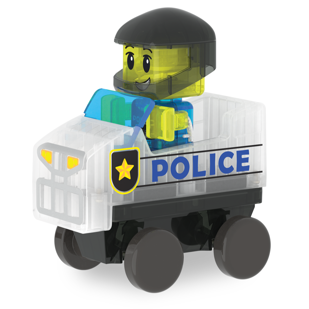 Police Patrol 20-Piece Magnetic Construction Set