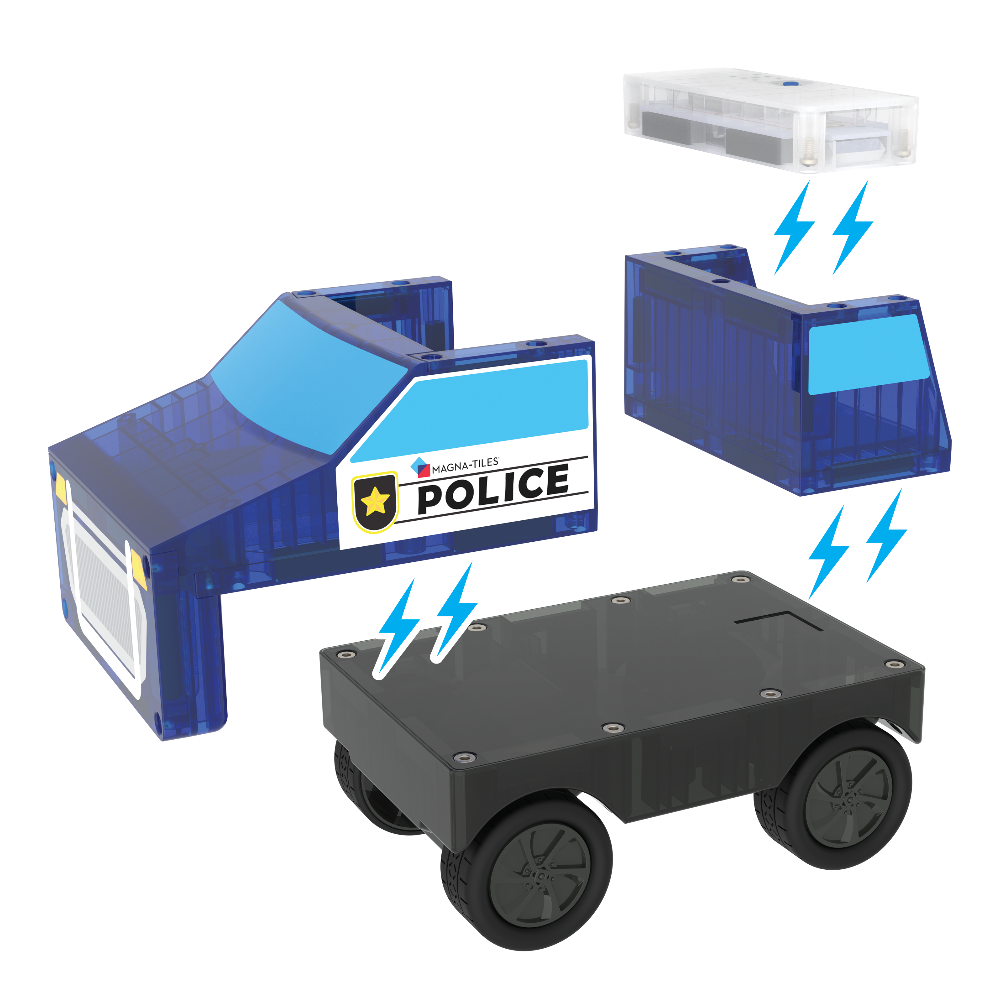 Police Station 35-Piece Magnetic Construction Set