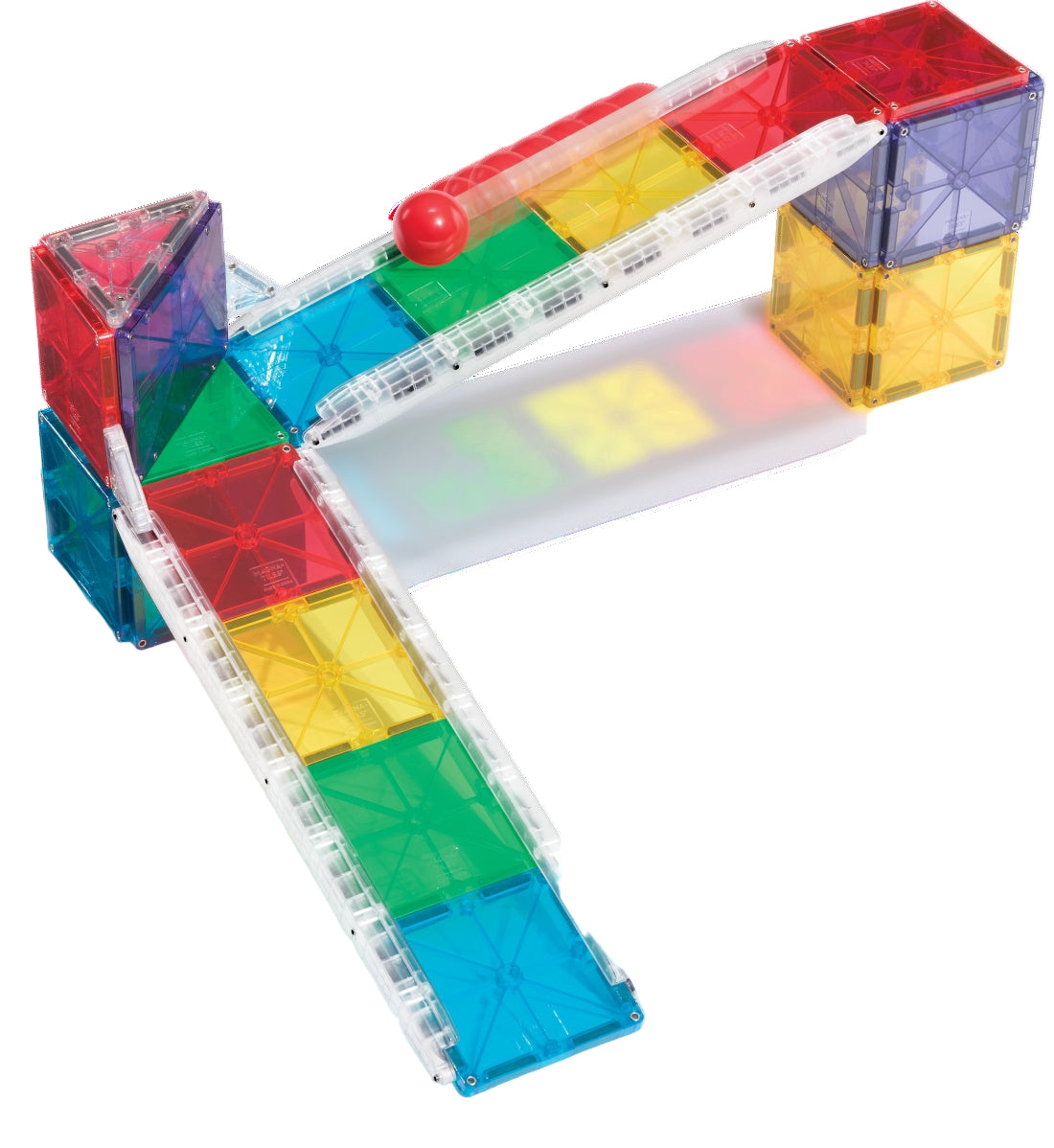 Rail Racers 33-Piece Magnetic Construction Set