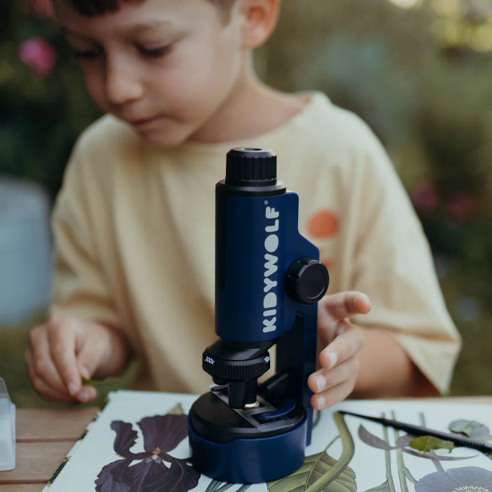 Kidymicroscope - Portable Microscope - Blue