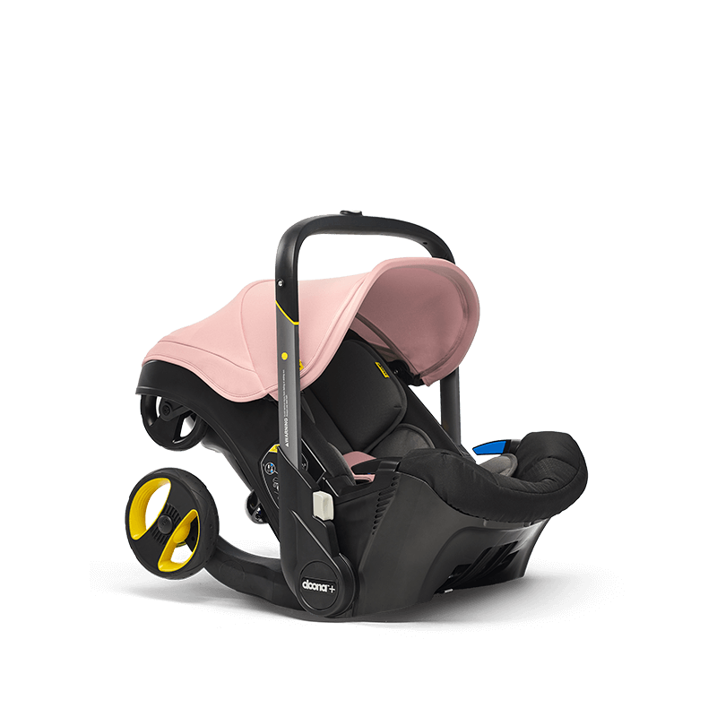 Doona+ Infant Car Seat - Blush Pink Free Sunshade Extension Black