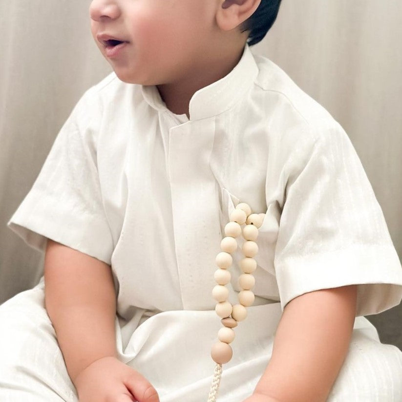 Silicone Misbah Teether Beige