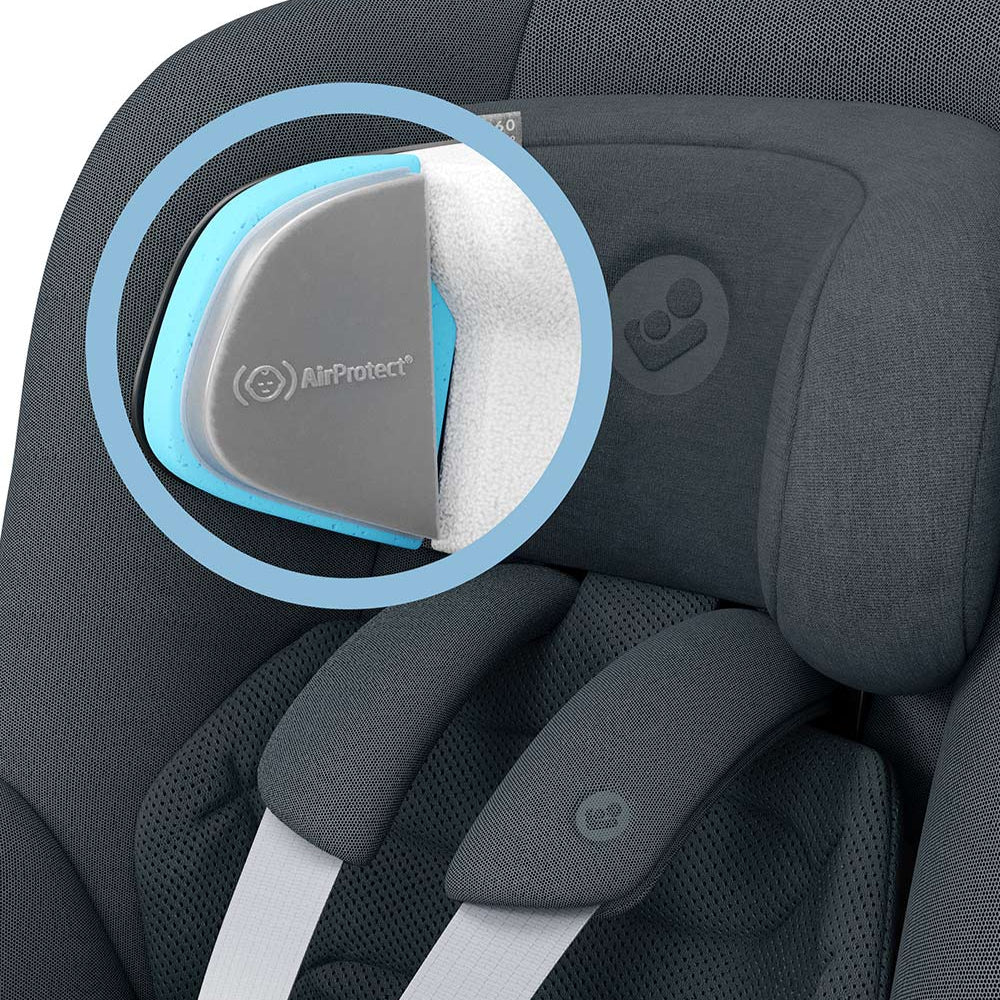 Mica 360 Pro I-Size Car Seat W/Base Authentic Blue