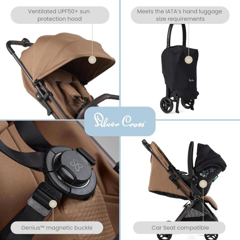 Jet 5 Stroller - Brown