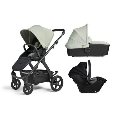 Tide Stroller, Seat Unit With Carrycot - Sage/Black