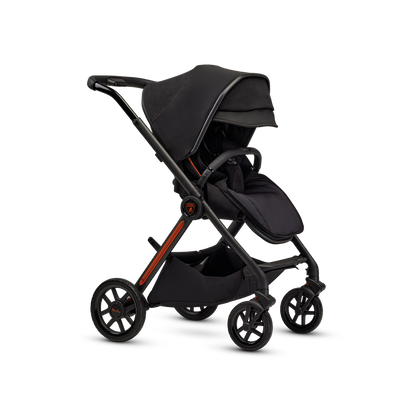Lamborghini Reef Al Arancio Stroller With Carrycot - Black