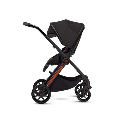 Lamborghini Reef Al Arancio Stroller With Carrycot - Black