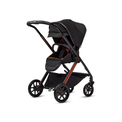 Lamborghini Reef Al Arancio Stroller With Carrycot - Black