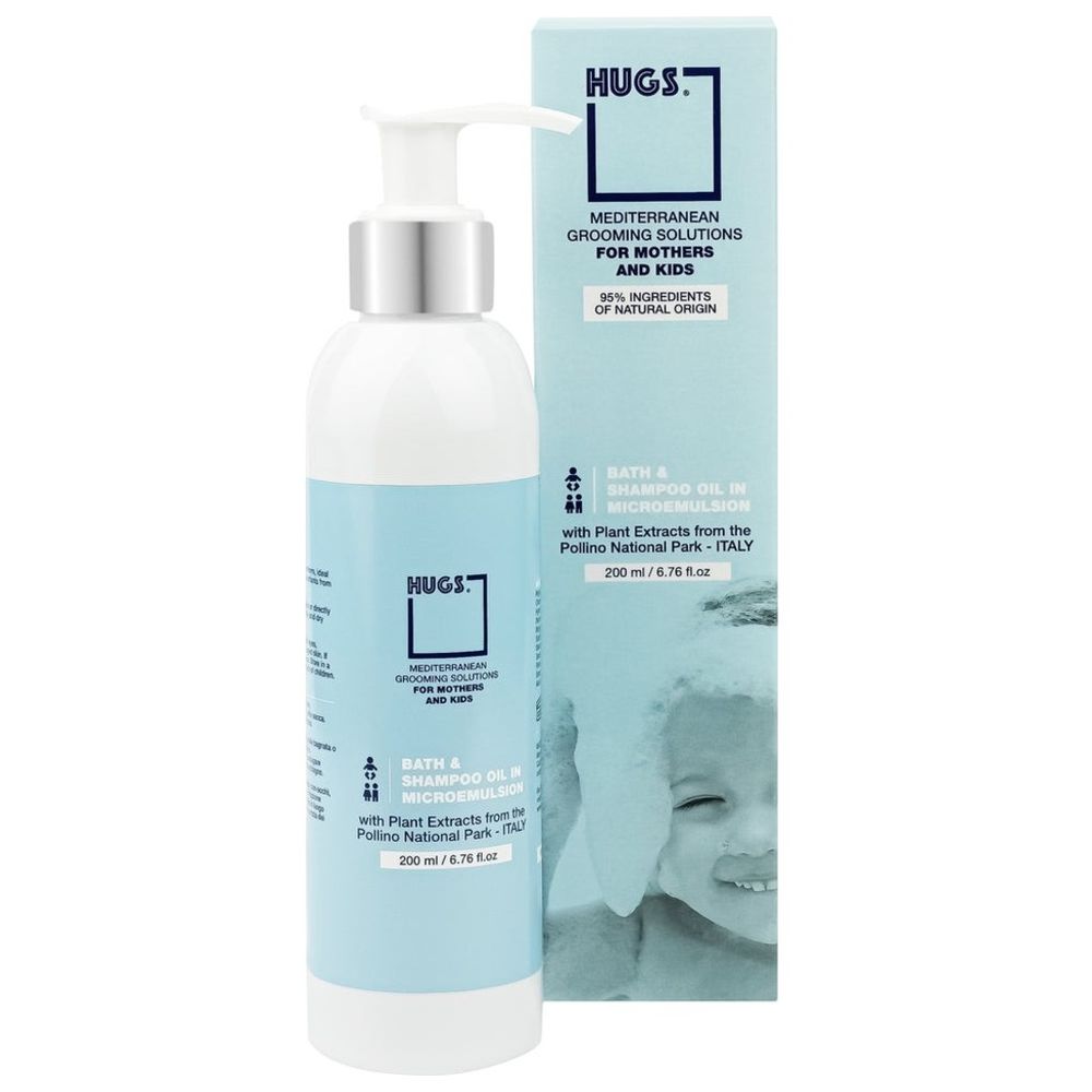 Baby Bath & Shampoo Oil In Microemulsion - 200 ml