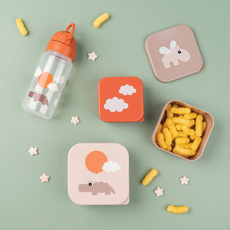 Snack Box Set 3 Pcs Happy Clouds Powder