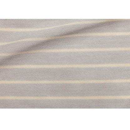 Aura Sustainably Sourced Knit Baby Wrap Grey Stripes