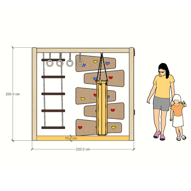 Monkey Bars with Accessories Set - PRE ORDER