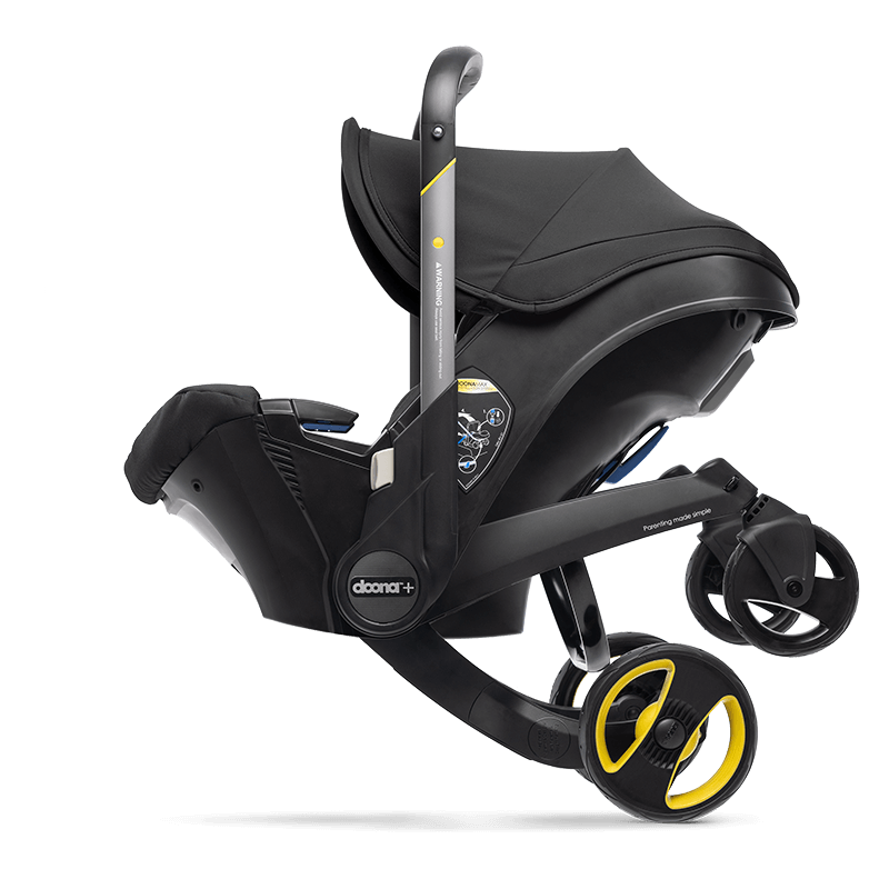 Doona+ Infant Car Seat - Nitro Black Free Sunshade Extension Black