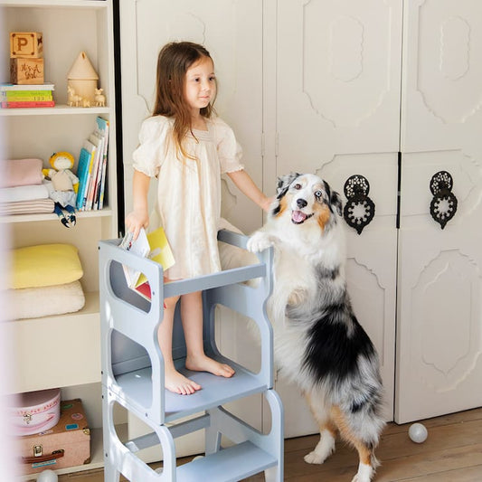 3in1 Learning Tower - Grey