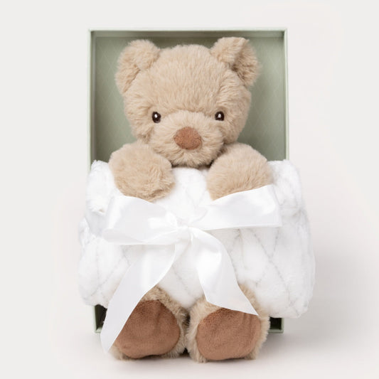 Svea with Blanket in Gift Box - Brown