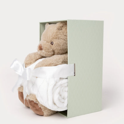 Svea with Blanket in Gift Box - Brown