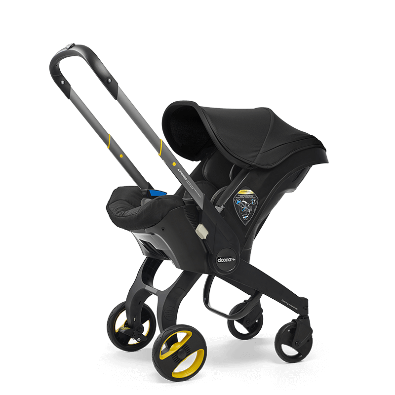 Doona+ Infant Car Seat - Nitro Black Free Sunshade Extension Black