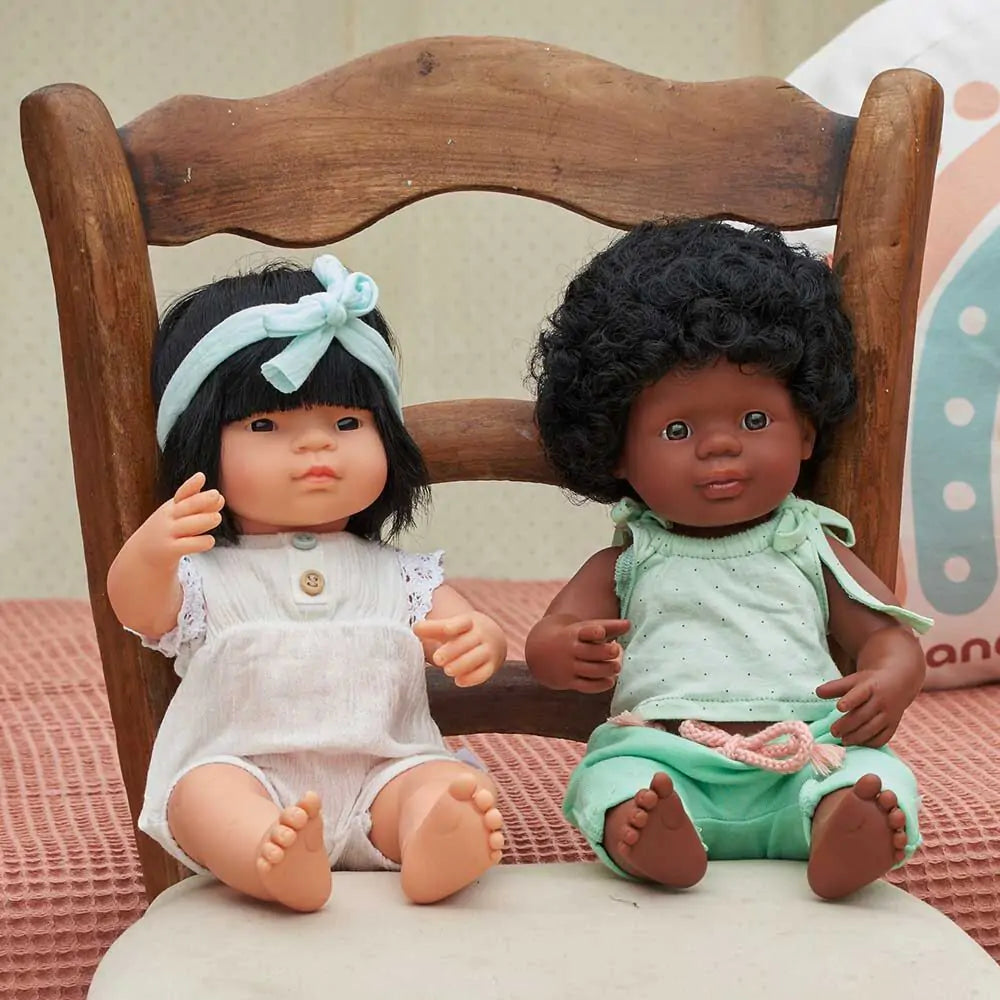 Baby Doll African-American Girl 38 cm