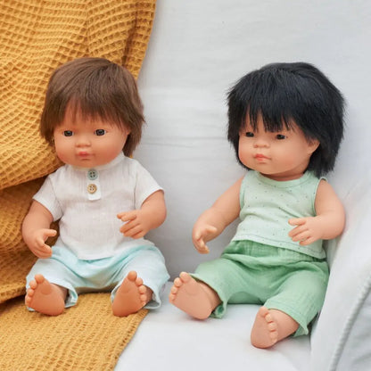 Miniland - Baby Doll Asian - Boy 38CM