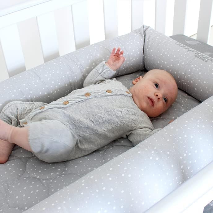 Breathe Eze Cosy Crib - Drops - Grey