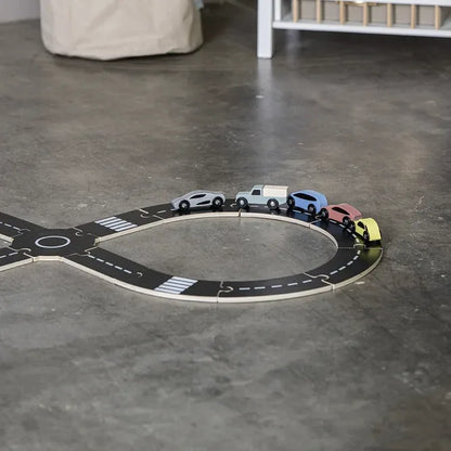 Car Track with Cars