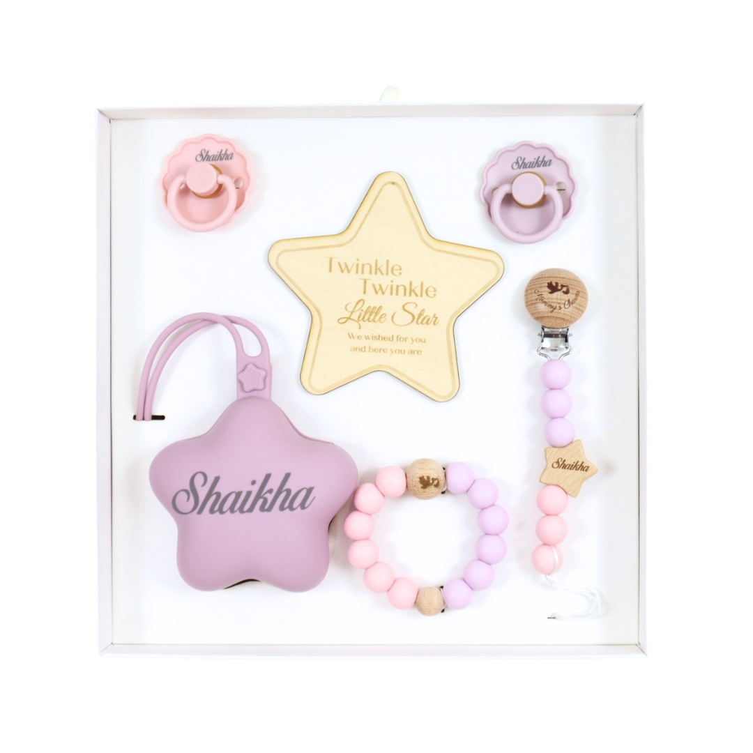 Baby Gift Set | Ultimate Pacifier Starter Pack Purple
