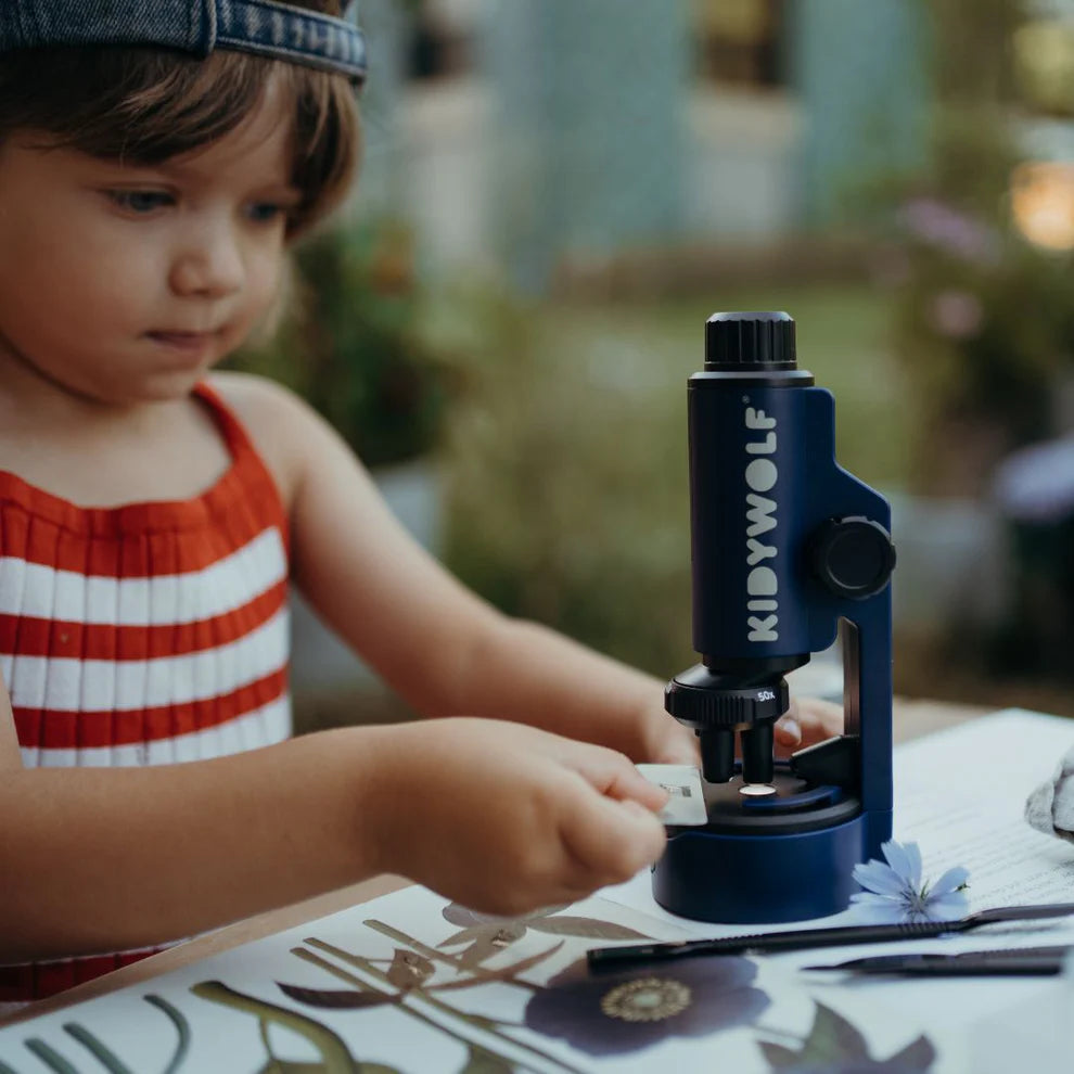 Kidymicroscope - Portable Microscope - Blue