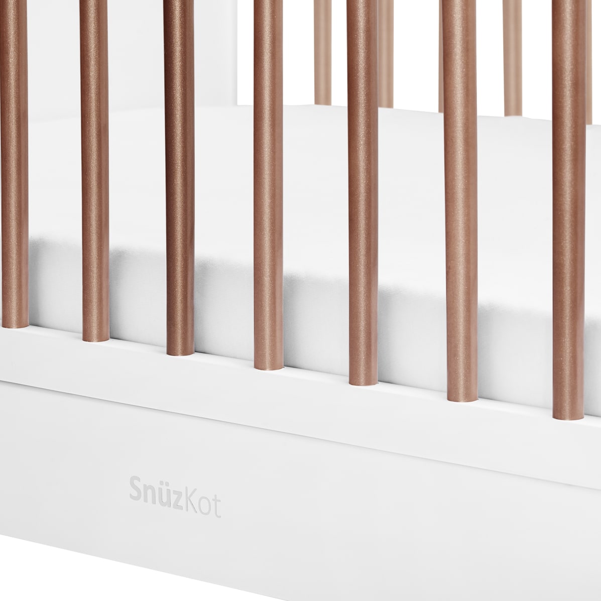 SnuzKot Skandi Cot Bed Ð Rose Gold