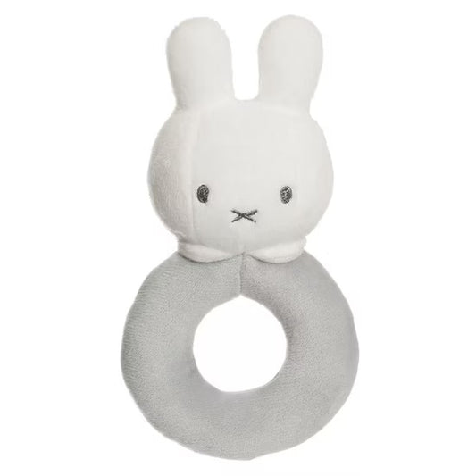 Miffy Rattle 16 cm - Grey