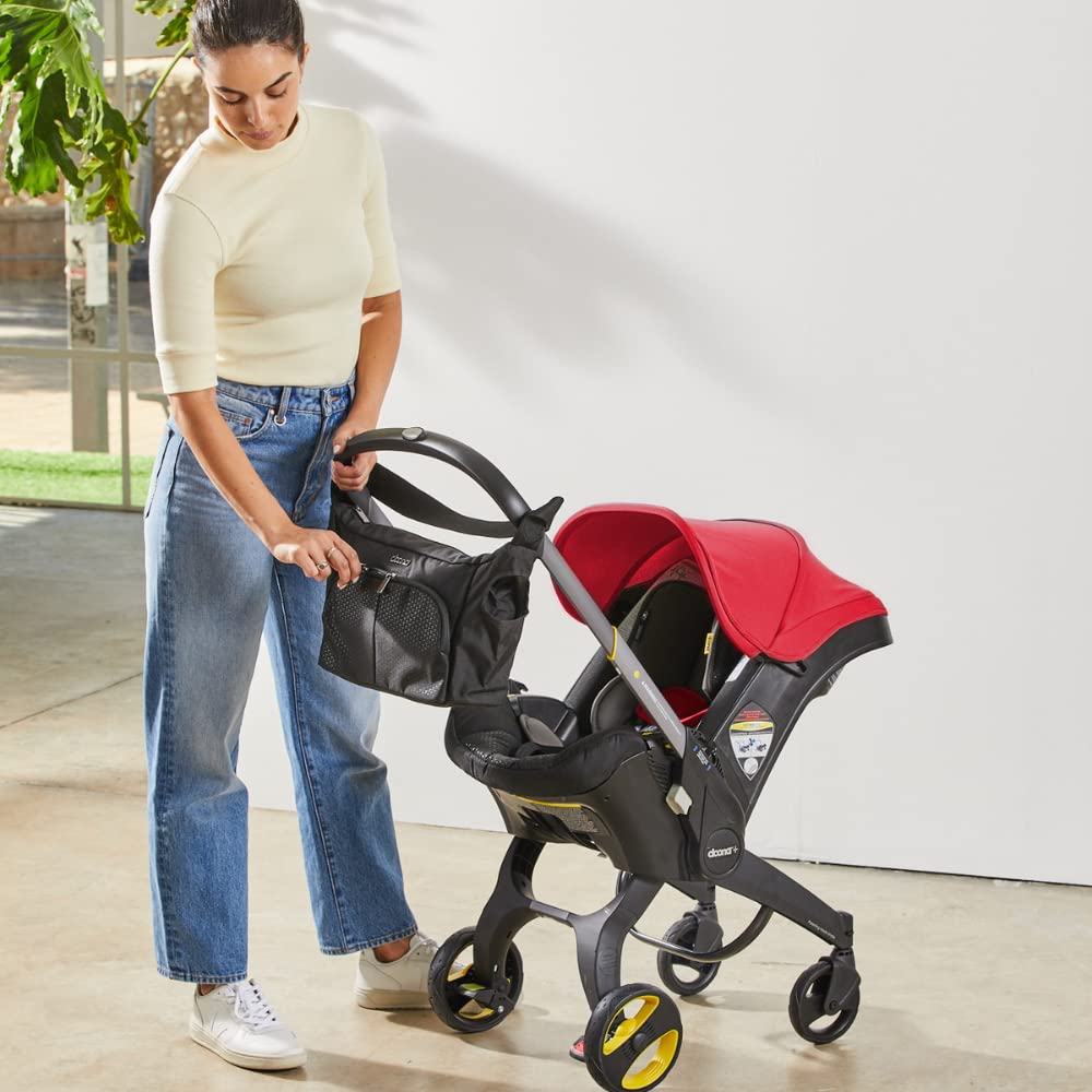 Doona+ Infant Car Seat - Flame Red Free Sunshade Extension Black
