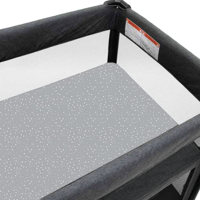 Amani Bebe Jersey Cotton Compact Fitted Sheet - Drops