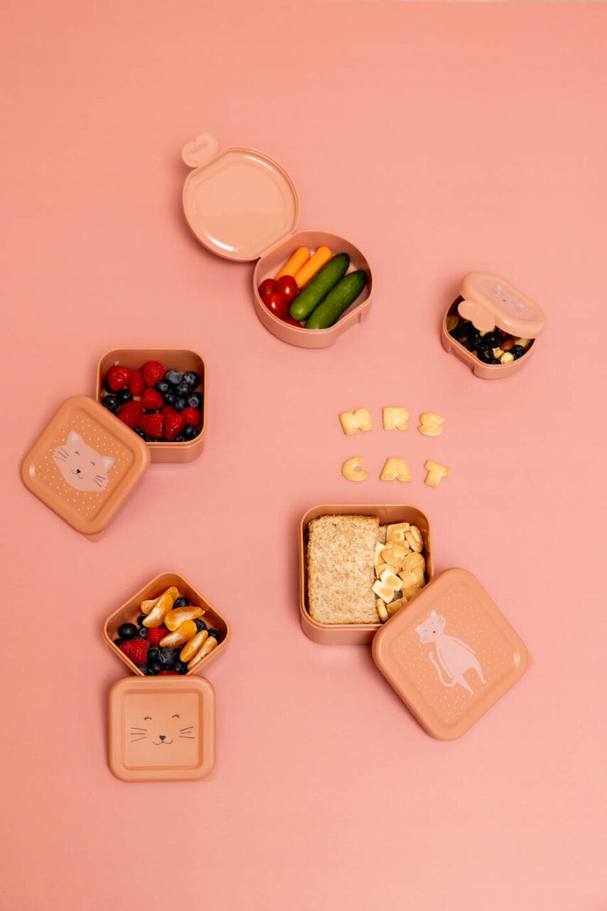 Snack box with clip - 2pcs - Mrs. Cat