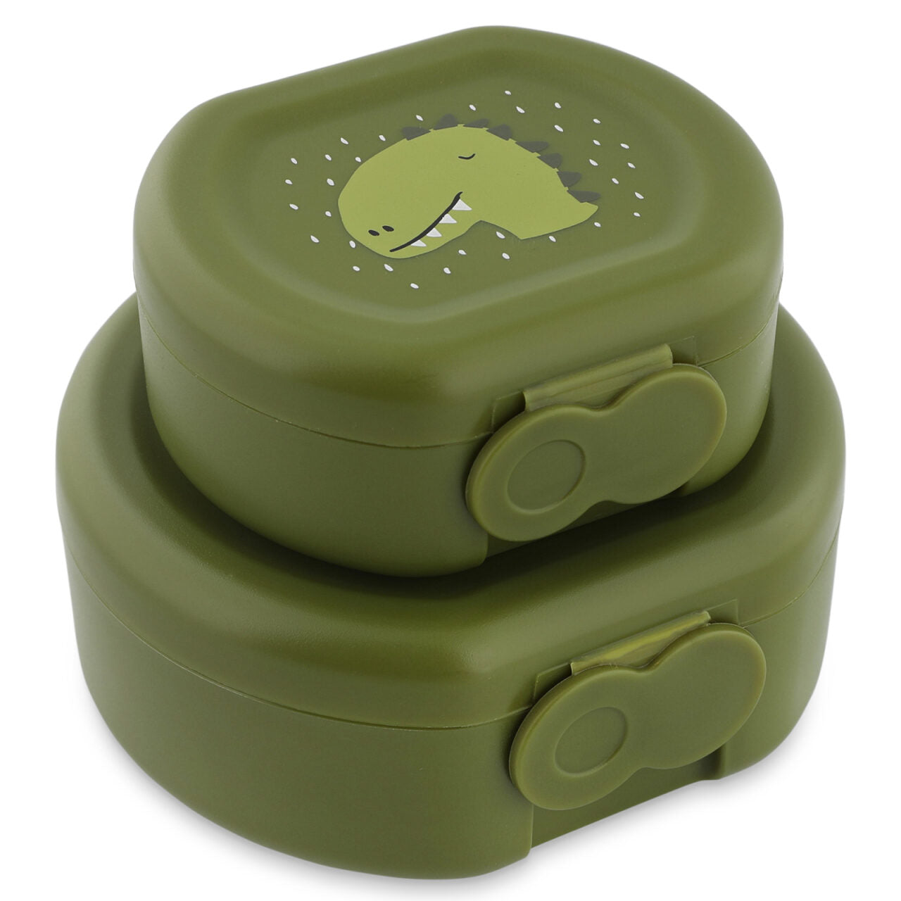 Snack box with clip - 2pcs - Mr. Dino