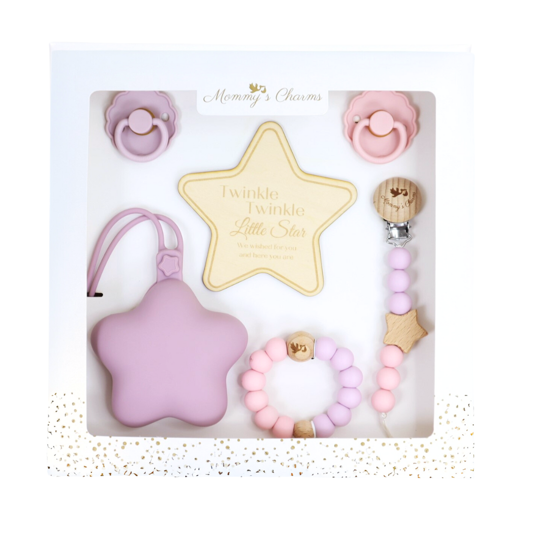 Baby Gift Set | Ultimate Pacifier Starter Pack Purple