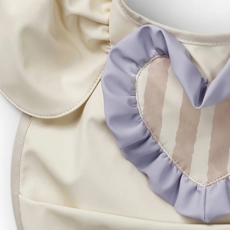 Baby Bib - Oat White