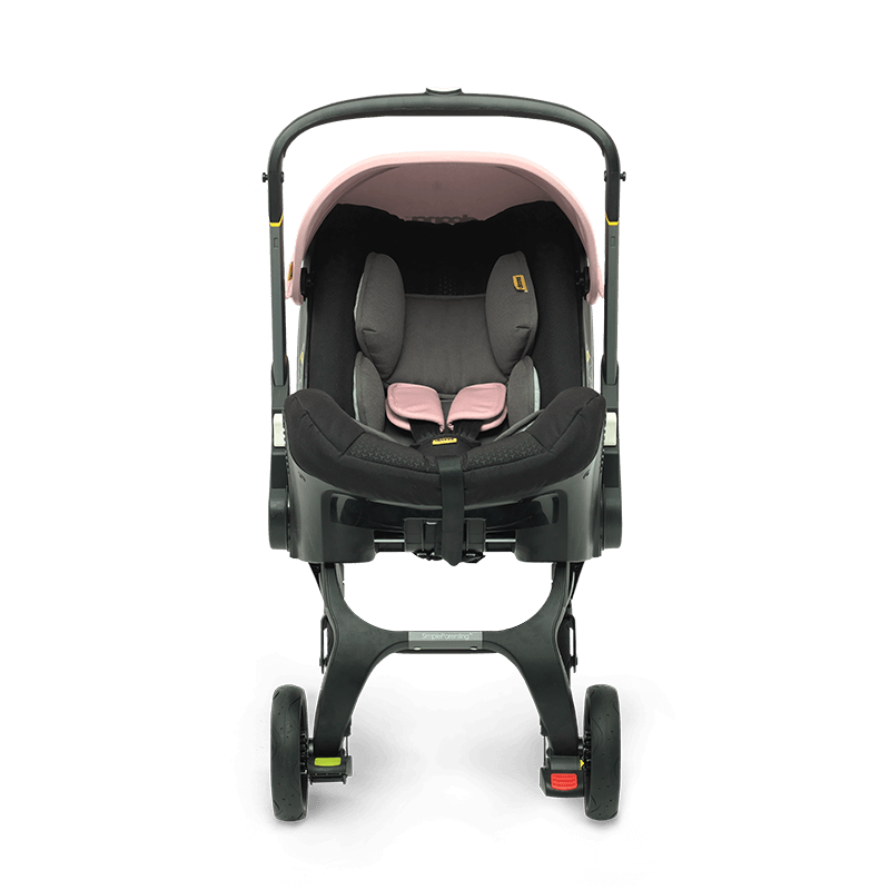 Doona+ Infant Car Seat - Blush Pink Free Sunshade Extension Black